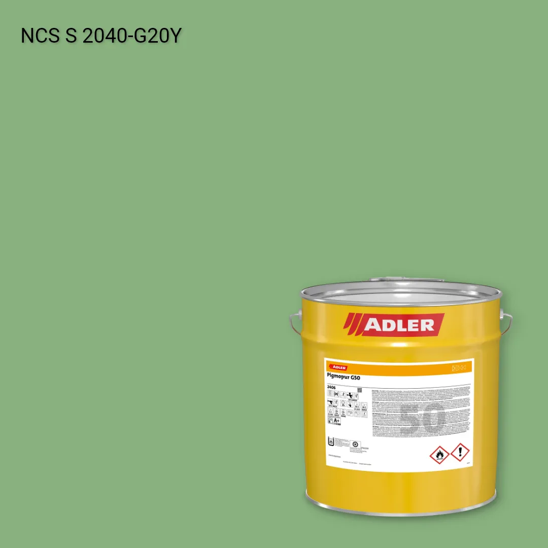 Лак меблевий Pigmopur G50 колір NCS S 2040-G20Y, Adler NCS S
