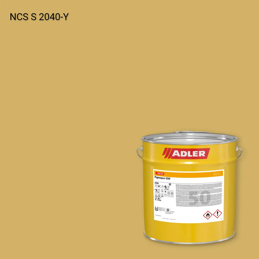 Лак меблевий Pigmopur G50 колір NCS S 2040-Y, Adler NCS S