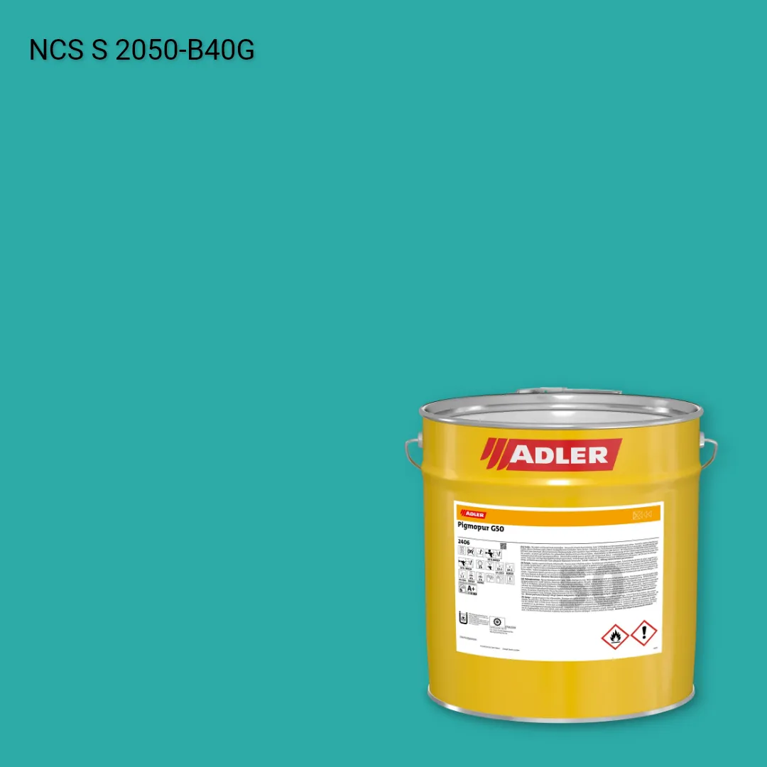 Лак меблевий Pigmopur G50 колір NCS S 2050-B40G, Adler NCS S