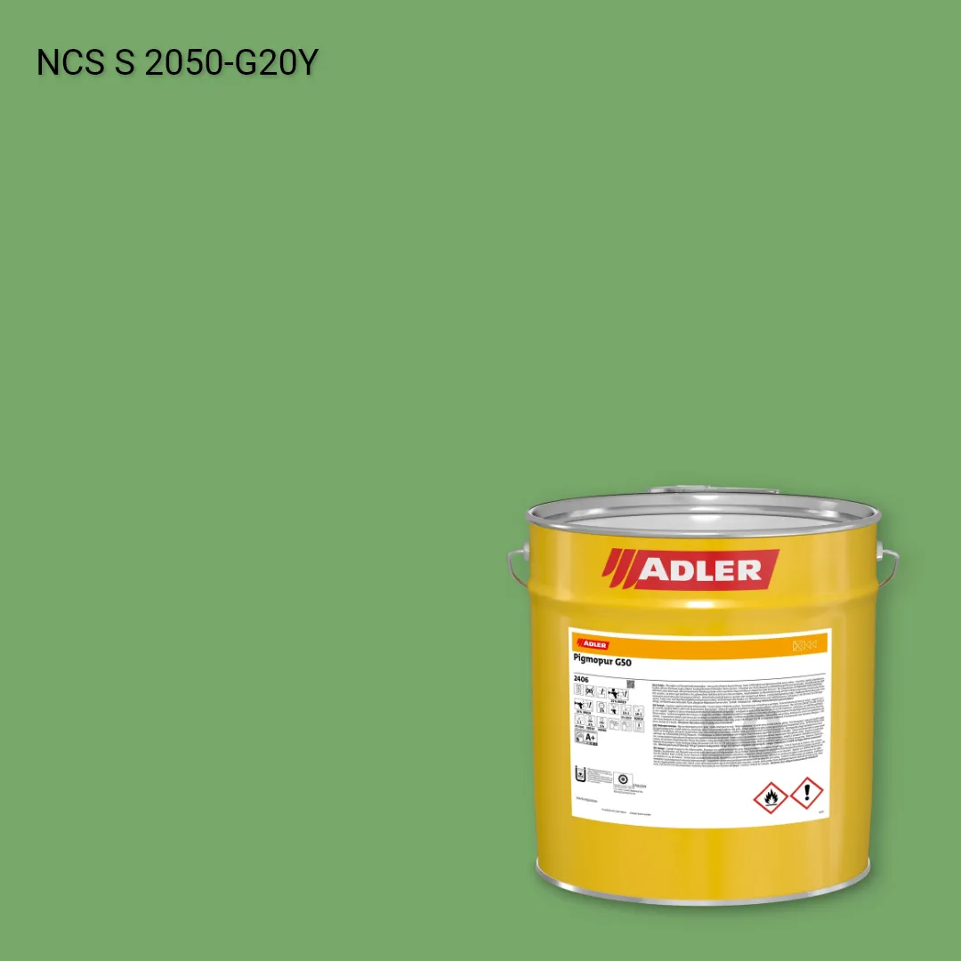 Лак меблевий Pigmopur G50 колір NCS S 2050-G20Y, Adler NCS S
