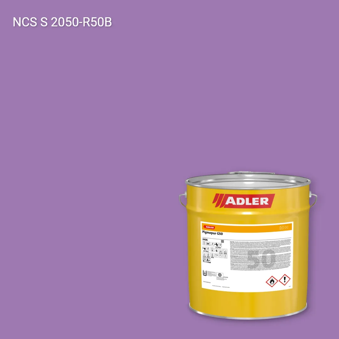 Лак меблевий Pigmopur G50 колір NCS S 2050-R50B, Adler NCS S
