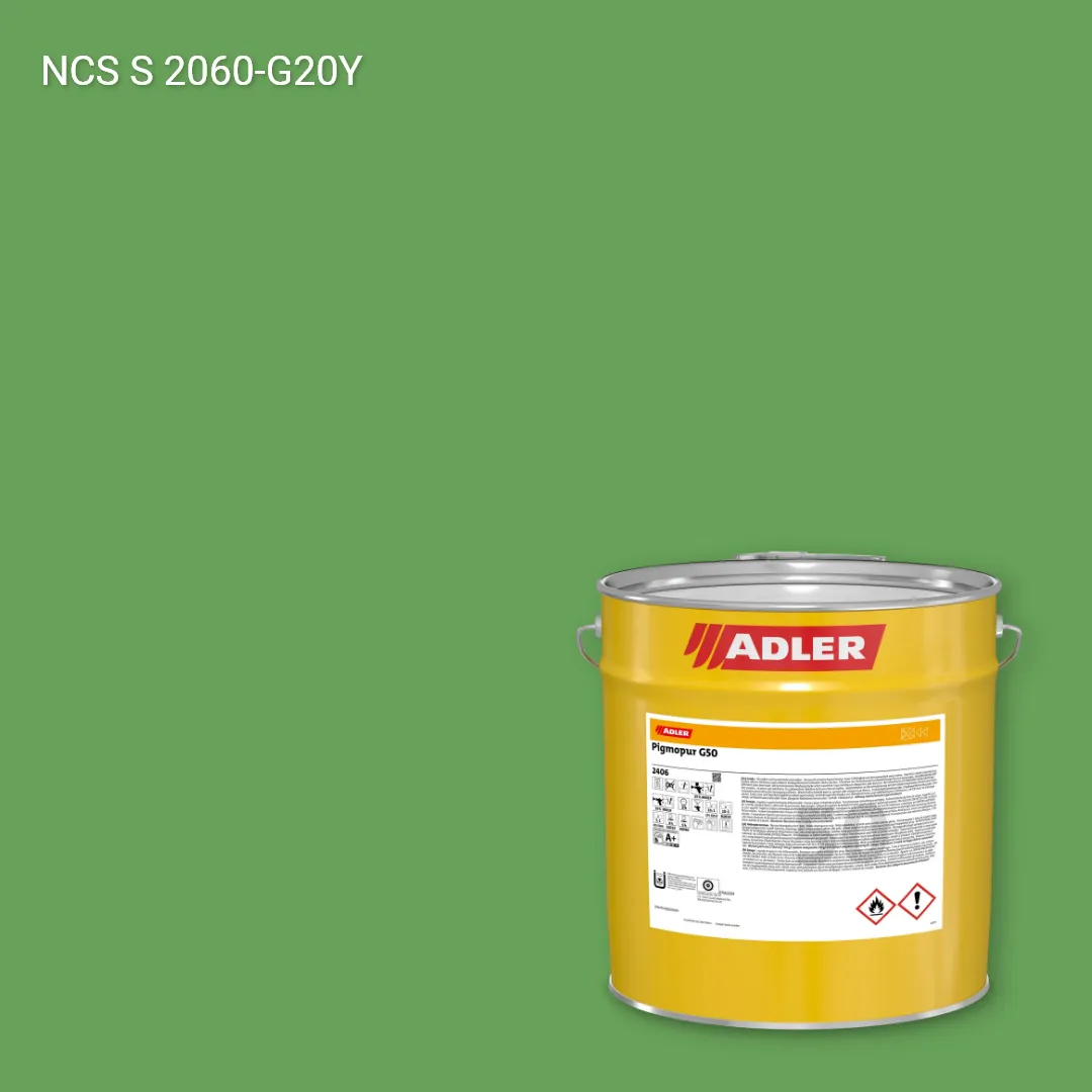 Лак меблевий Pigmopur G50 колір NCS S 2060-G20Y, Adler NCS S