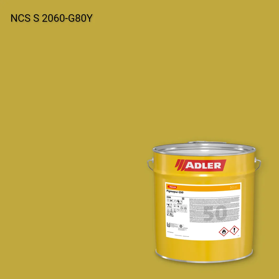 Лак меблевий Pigmopur G50 колір NCS S 2060-G80Y, Adler NCS S