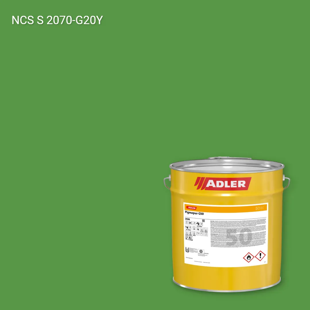 Лак меблевий Pigmopur G50 колір NCS S 2070-G20Y, Adler NCS S