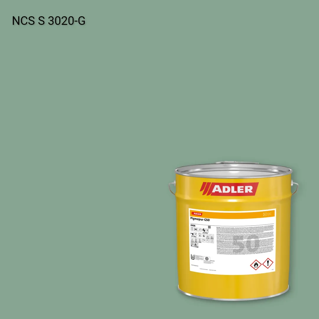 Лак меблевий Pigmopur G50 колір NCS S 3020-G, Adler NCS S