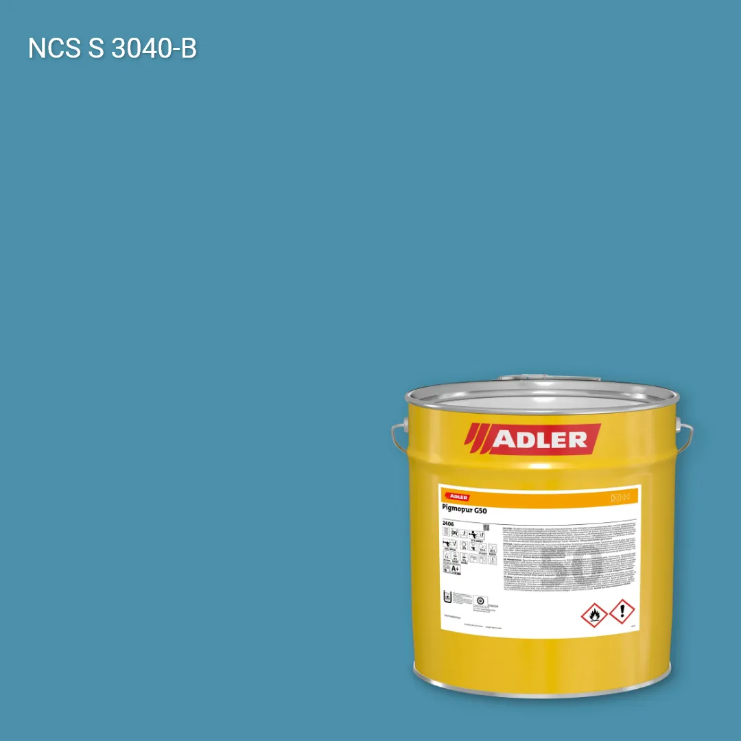 Лак меблевий Pigmopur G50 колір NCS S 3040-B, Adler NCS S