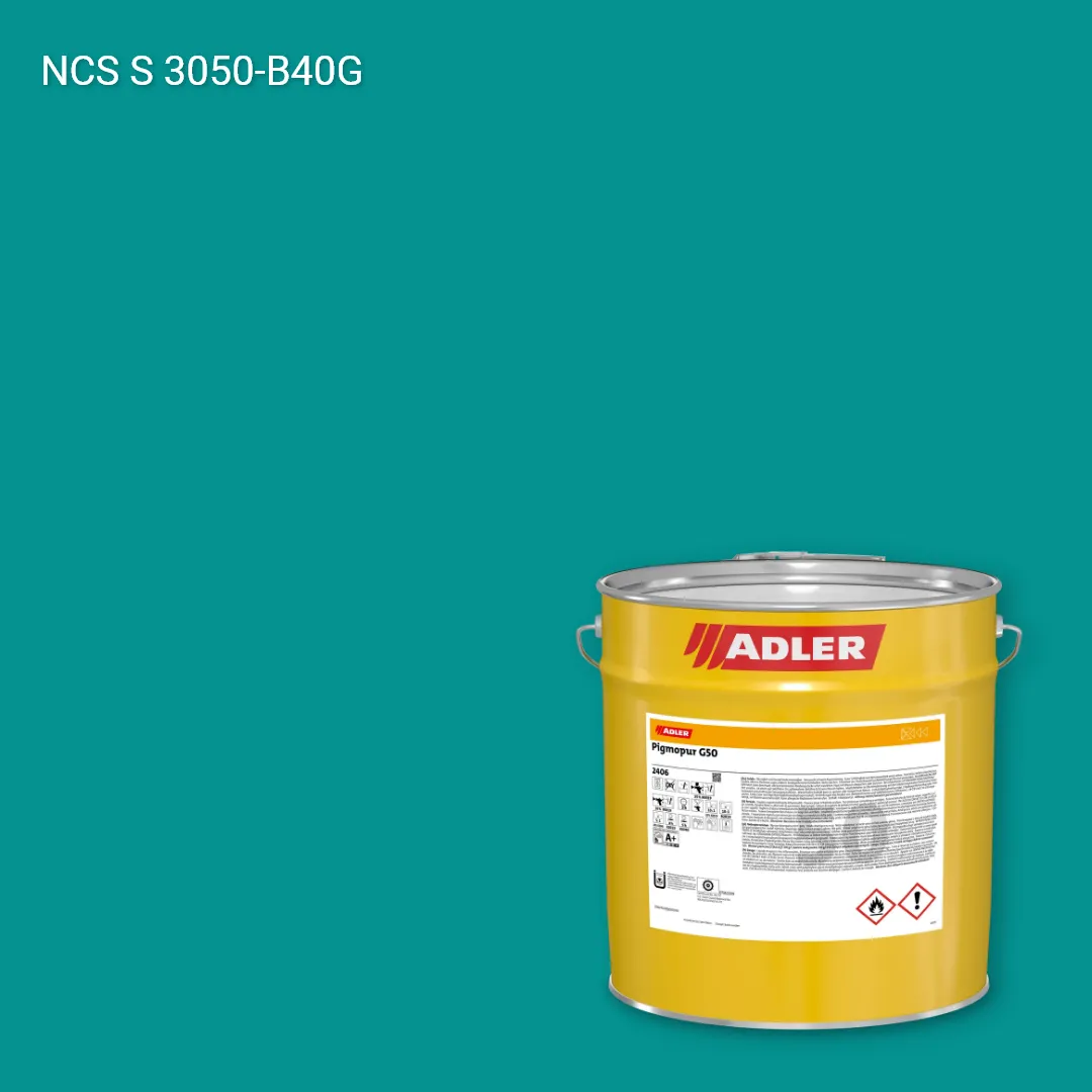 Лак меблевий Pigmopur G50 колір NCS S 3050-B40G, Adler NCS S