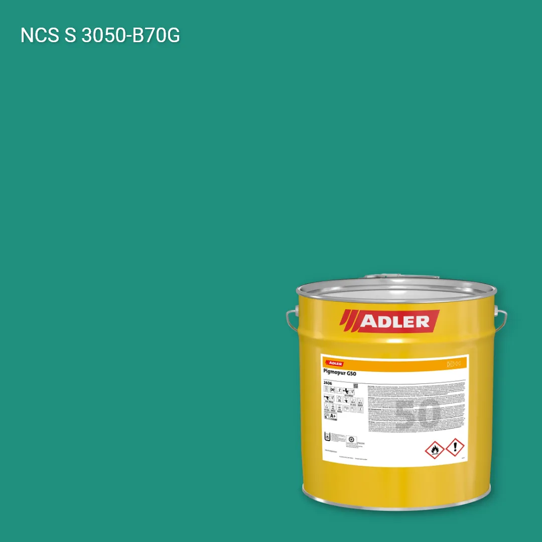 Лак меблевий Pigmopur G50 колір NCS S 3050-B70G, Adler NCS S