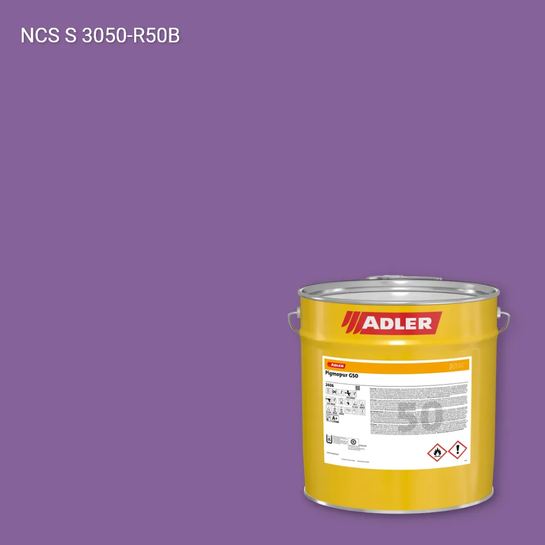 Лак меблевий Pigmopur G50 колір NCS S 3050-R50B, Adler NCS S