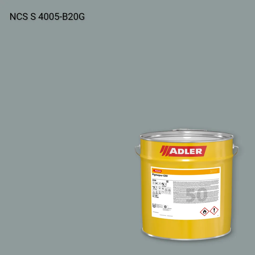 Лак меблевий Pigmopur G50 колір NCS S 4005-B20G, Adler NCS S