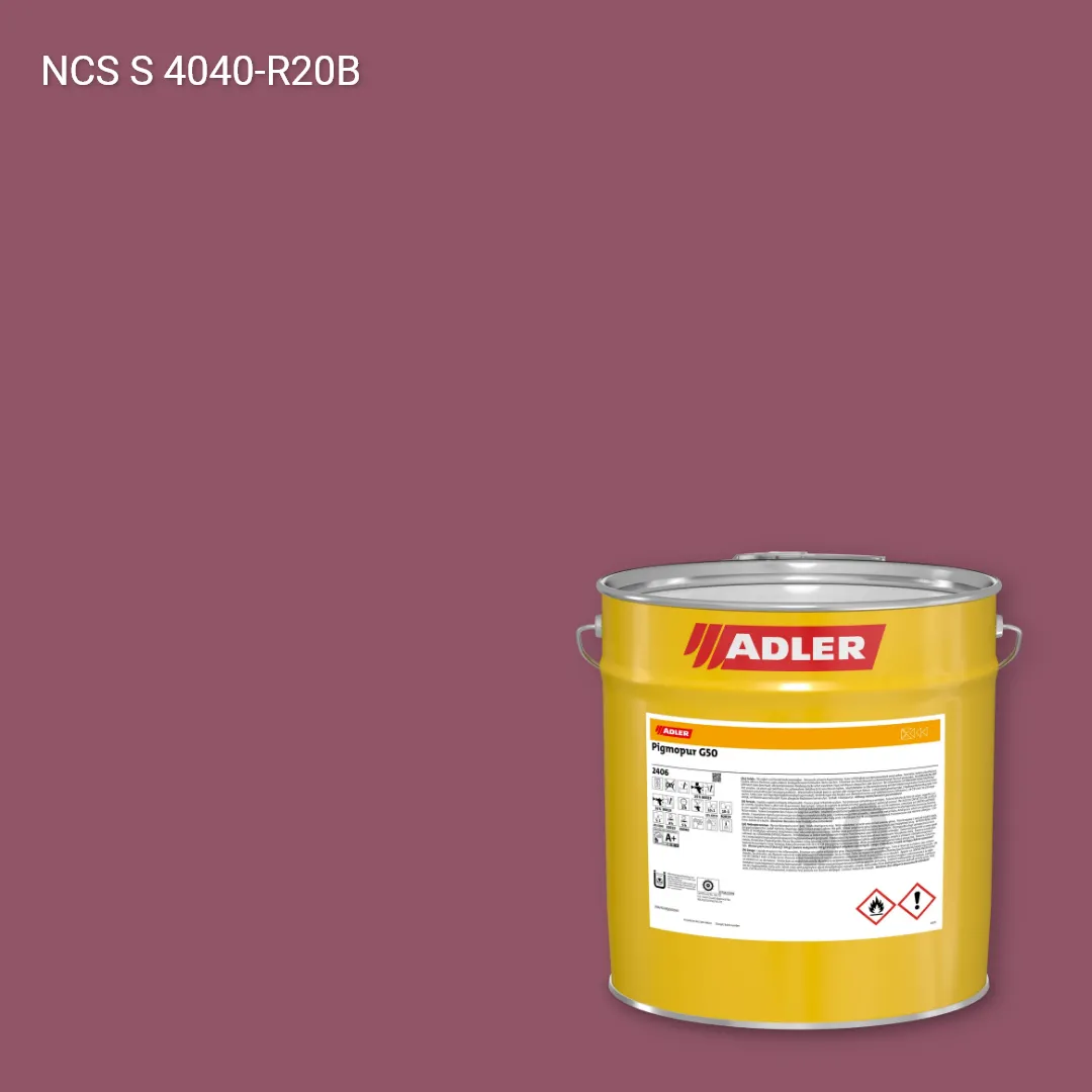 Лак меблевий Pigmopur G50 колір NCS S 4040-R20B, Adler NCS S