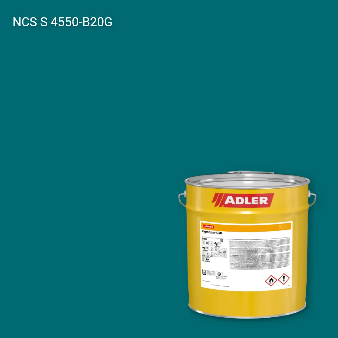 Лак меблевий Pigmopur G50 колір NCS S 4550-B20G, Adler NCS S