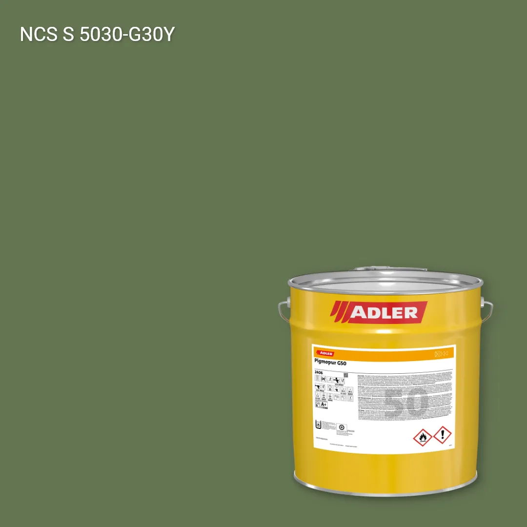 Лак меблевий Pigmopur G50 колір NCS S 5030-G30Y, Adler NCS S