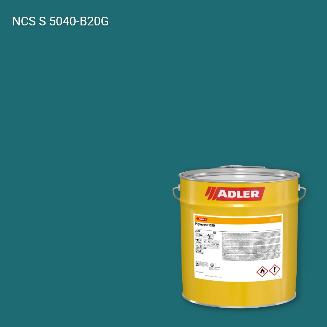 Лак меблевий Pigmopur G50 колір NCS S 5040-B20G, Adler NCS S