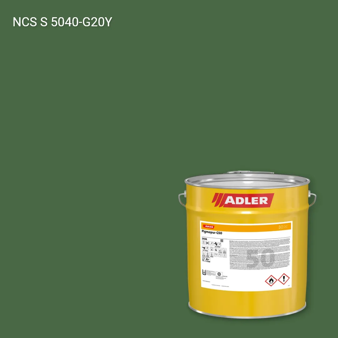 Лак меблевий Pigmopur G50 колір NCS S 5040-G20Y, Adler NCS S