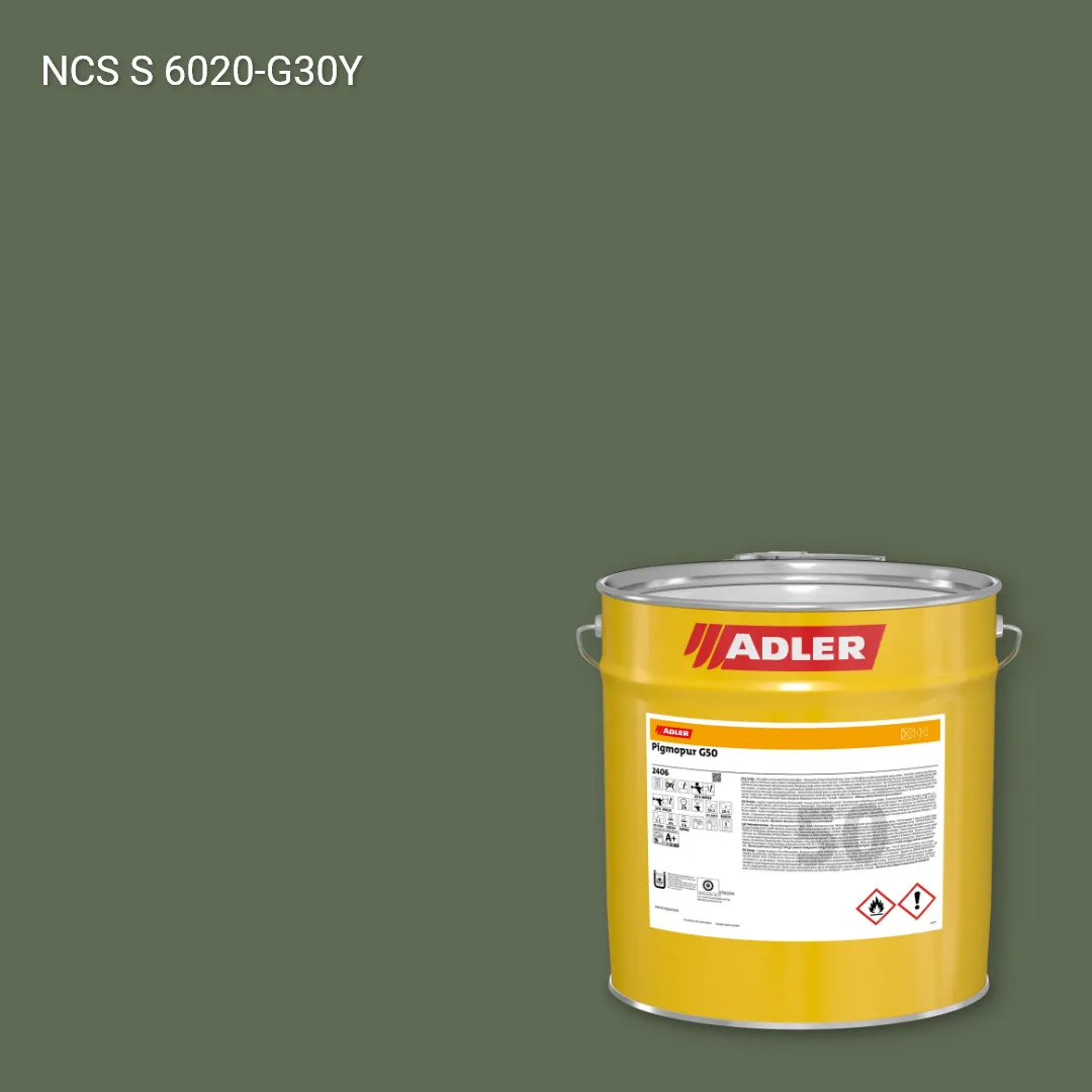Лак меблевий Pigmopur G50 колір NCS S 6020-G30Y, Adler NCS S