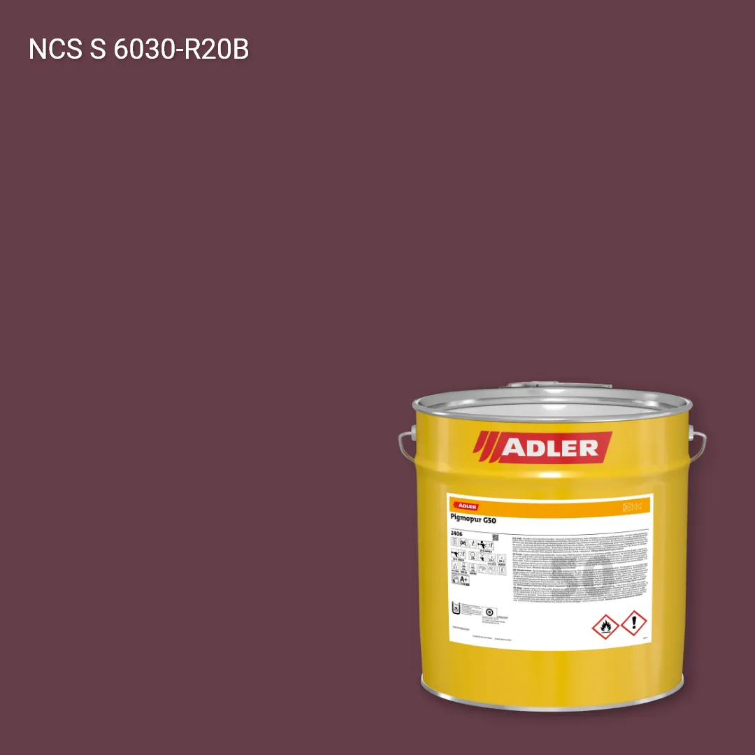 Лак меблевий Pigmopur G50 колір NCS S 6030-R20B, Adler NCS S