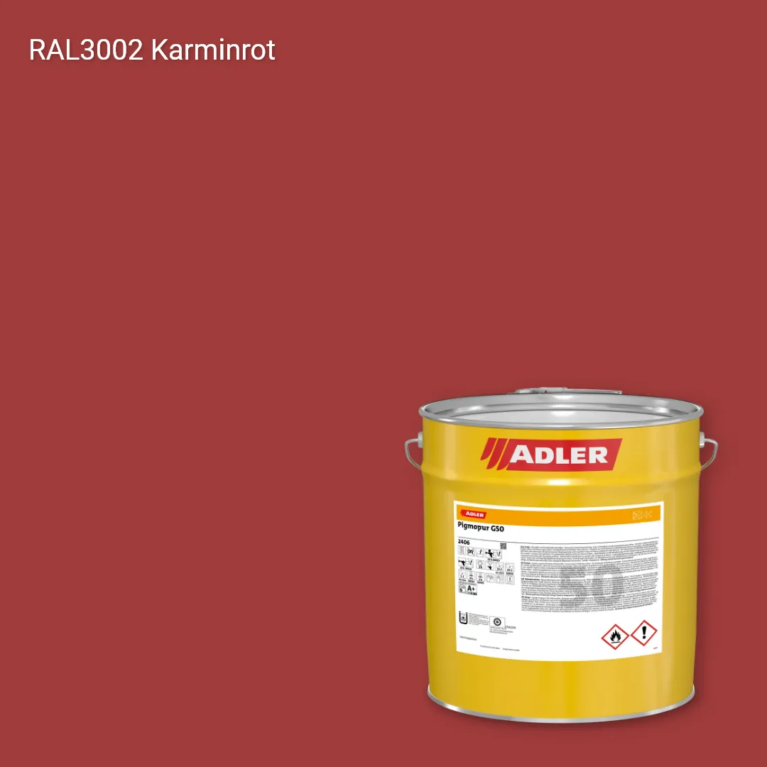 Лак меблевий Pigmopur G50 колір RAL 3002, Adler RAL 192