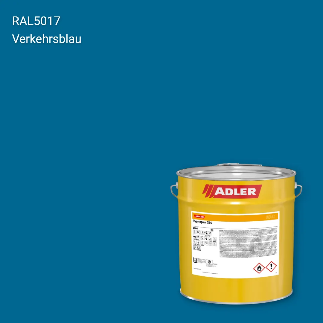 Лак меблевий Pigmopur G50 колір RAL 5017, Adler RAL 192