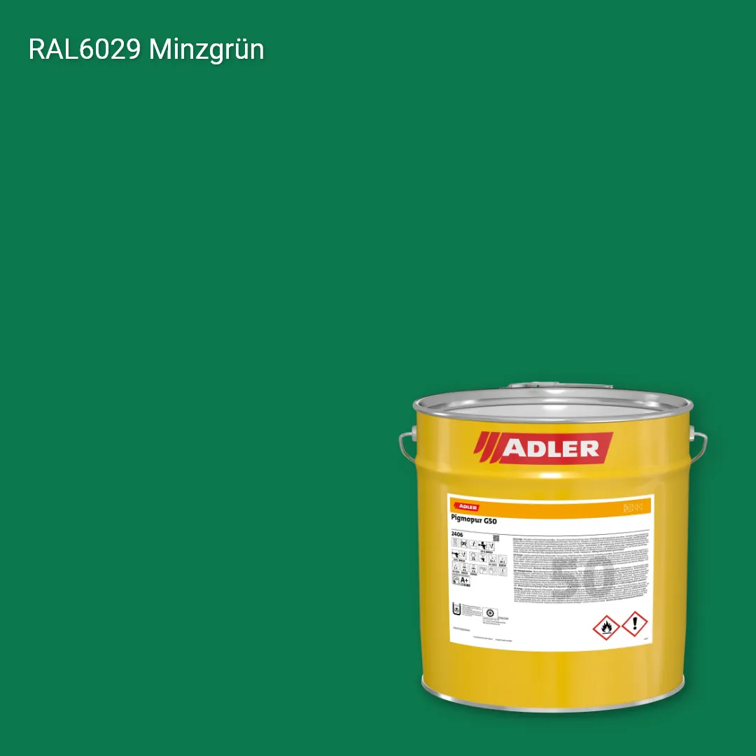Лак меблевий Pigmopur G50 колір RAL 6029, Adler RAL 192