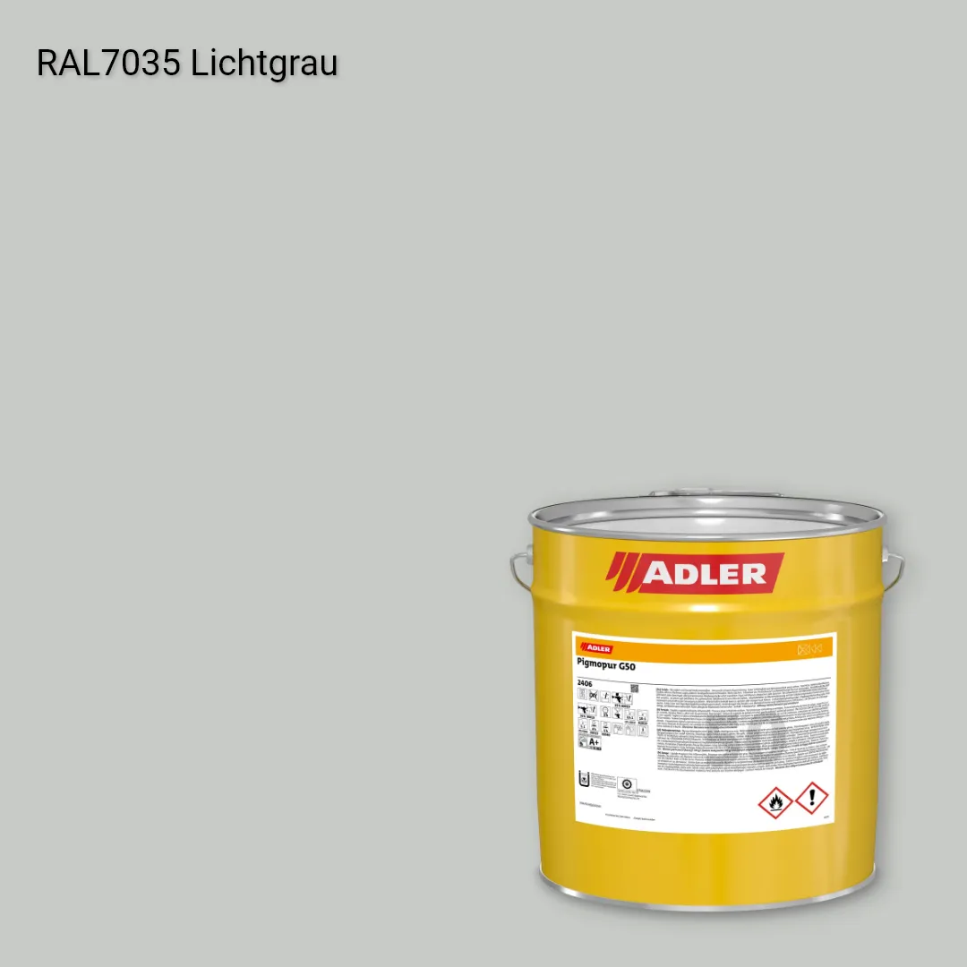 Лак меблевий Pigmopur G50 колір RAL 7035, Adler RAL 192