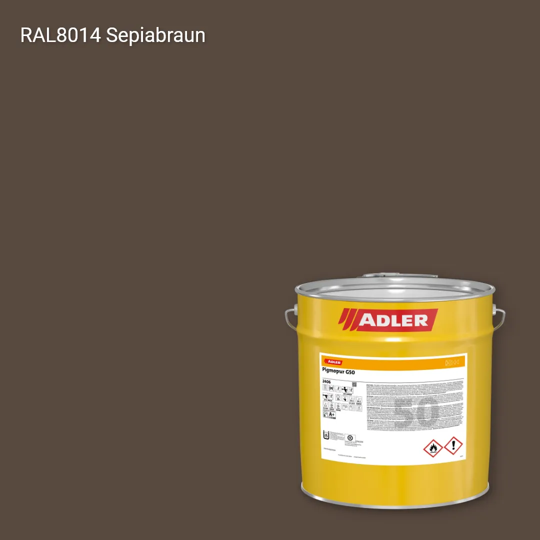 Лак меблевий Pigmopur G50 колір RAL 8014, Adler RAL 192