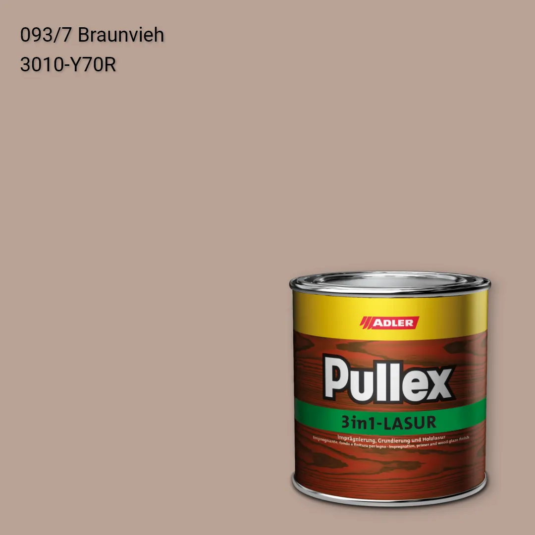 Лазур для дерева Pullex 3in1-Lasur колір C12 093/7, Adler Color 1200