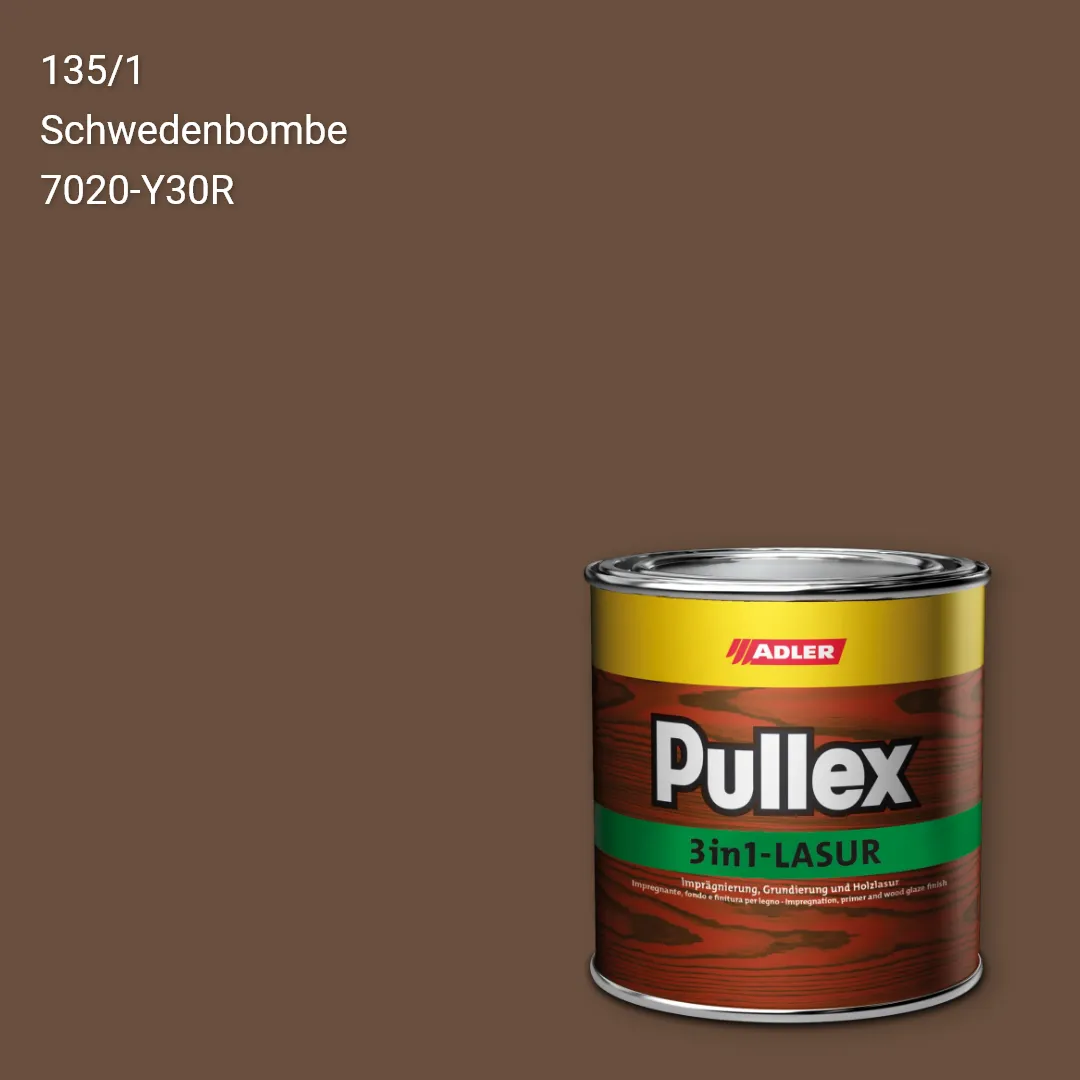 Лазур для дерева Pullex 3in1-Lasur колір C12 135/1, Adler Color 1200