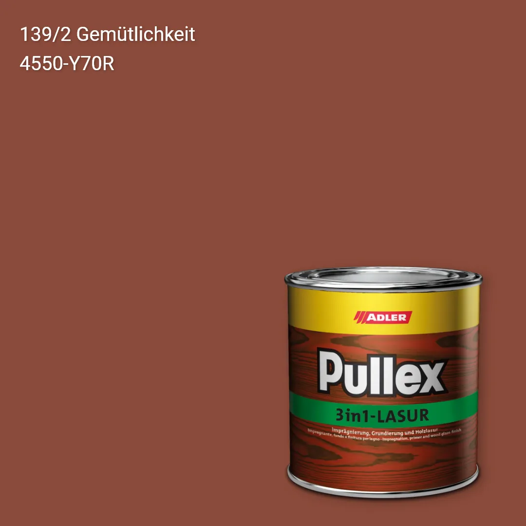 Лазур для дерева Pullex 3in1-Lasur колір C12 139/2, Adler Color 1200
