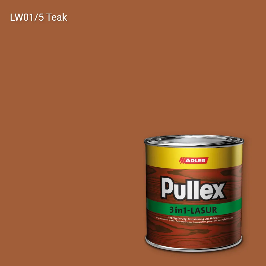 Лазур для дерева Pullex 3in1-Lasur колір LW 01/5, Adler Livingwood