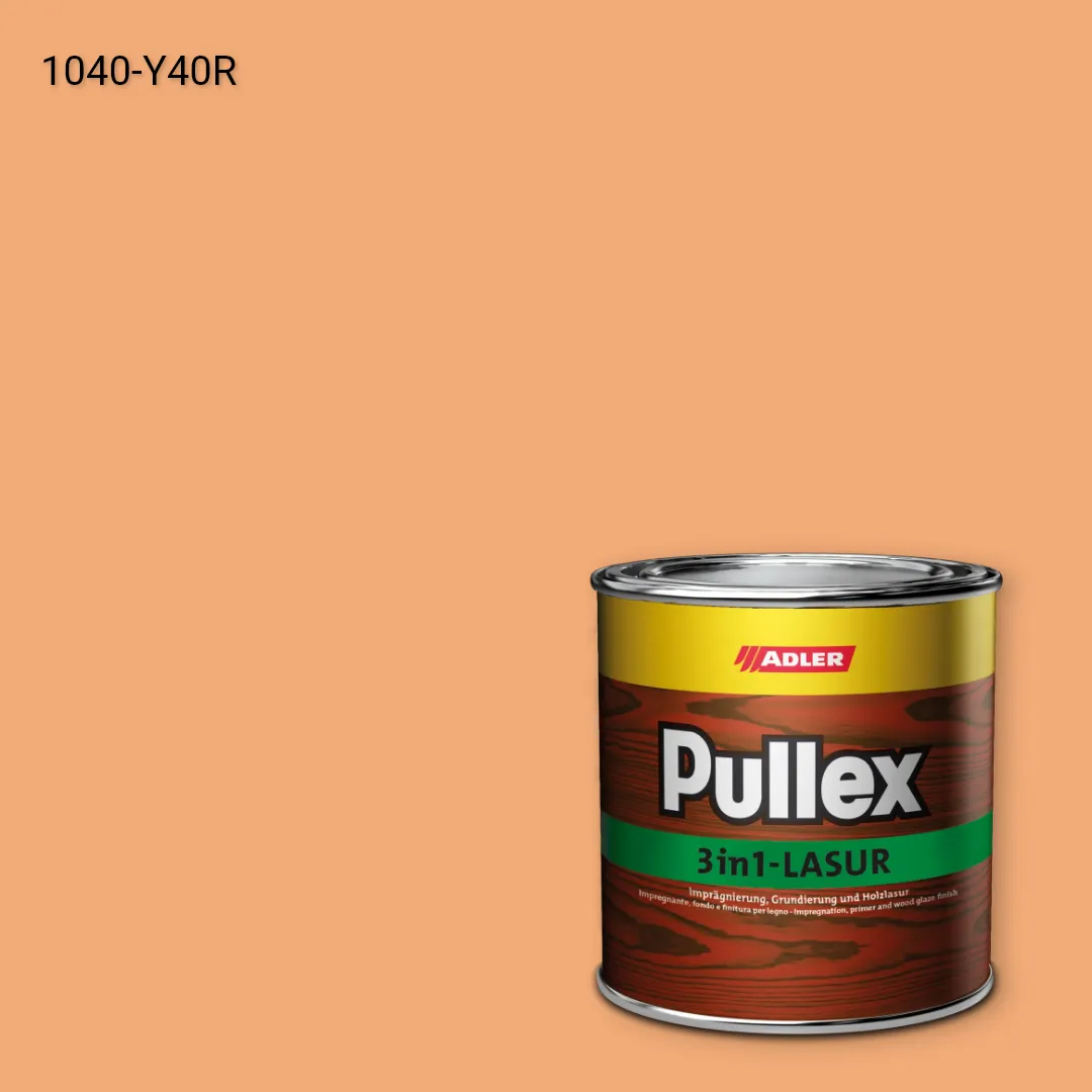 Лазур для дерева Pullex 3in1-Lasur колір NCS S 1040-Y40R, Adler NCS S
