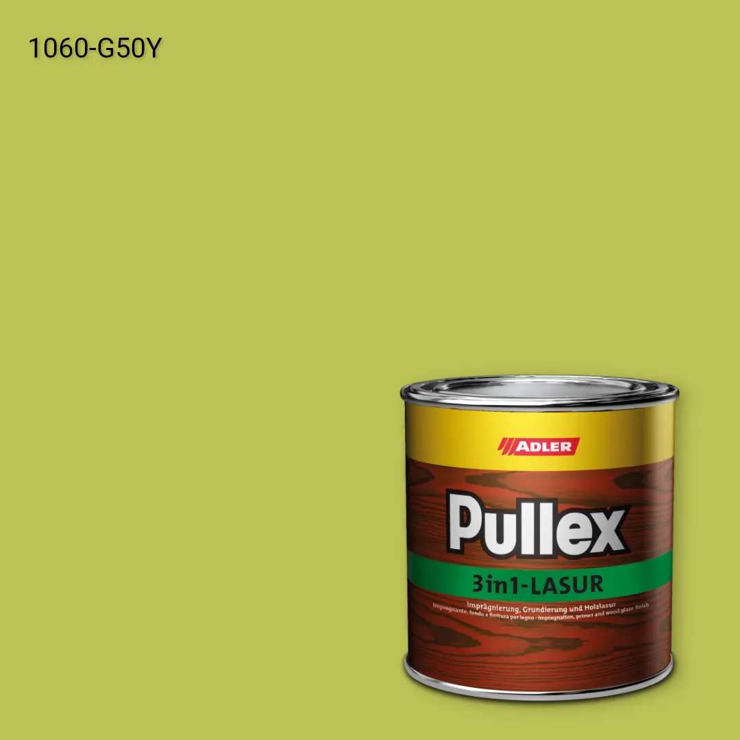 Лазур для дерева Pullex 3in1-Lasur колір NCS S 1060-G50Y, Adler NCS S