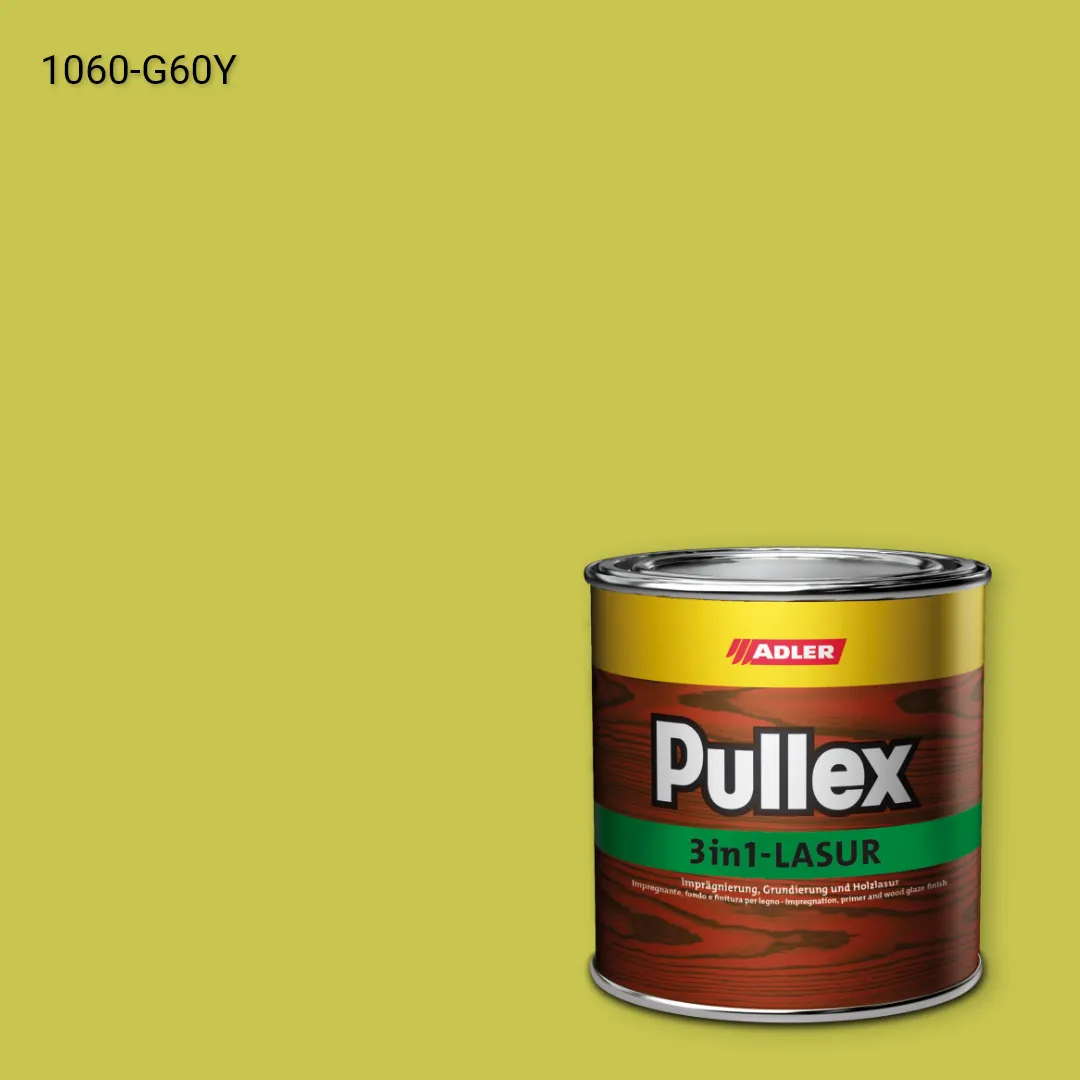 Лазур для дерева Pullex 3in1-Lasur колір NCS S 1060-G60Y, Adler NCS S
