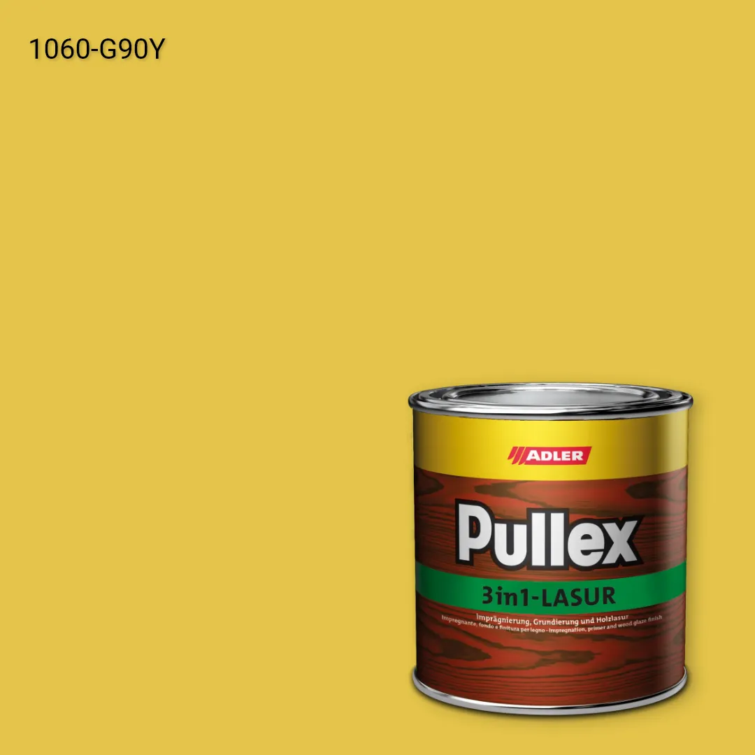 Лазур для дерева Pullex 3in1-Lasur колір NCS S 1060-G90Y, Adler NCS S