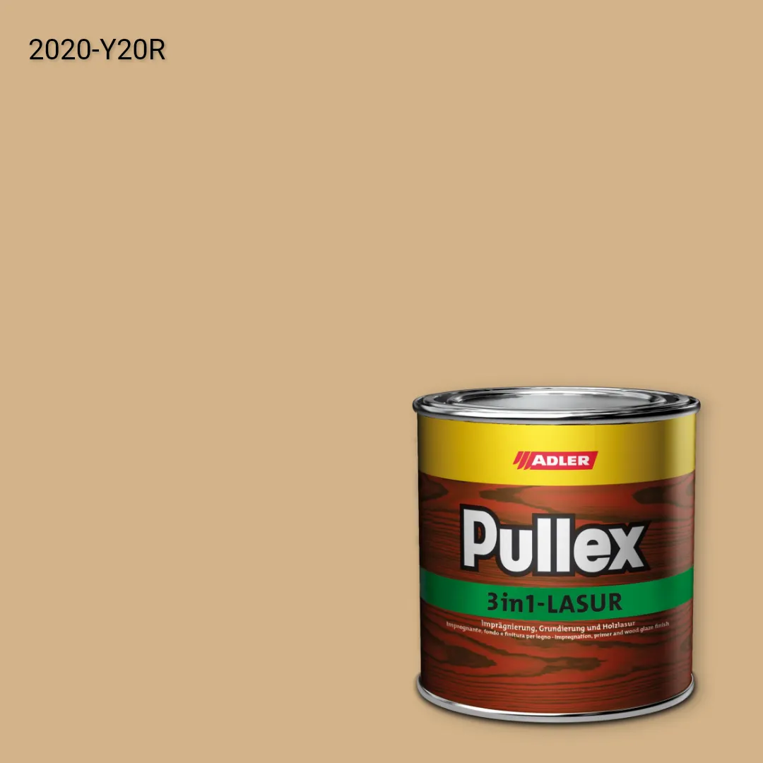 Лазур для дерева Pullex 3in1-Lasur колір NCS S 2020-Y20R, Adler NCS S