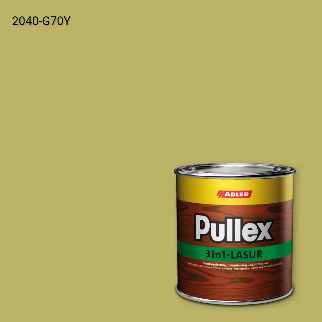 Лазур для дерева Pullex 3in1-Lasur колір NCS S 2040-G70Y, Adler NCS S