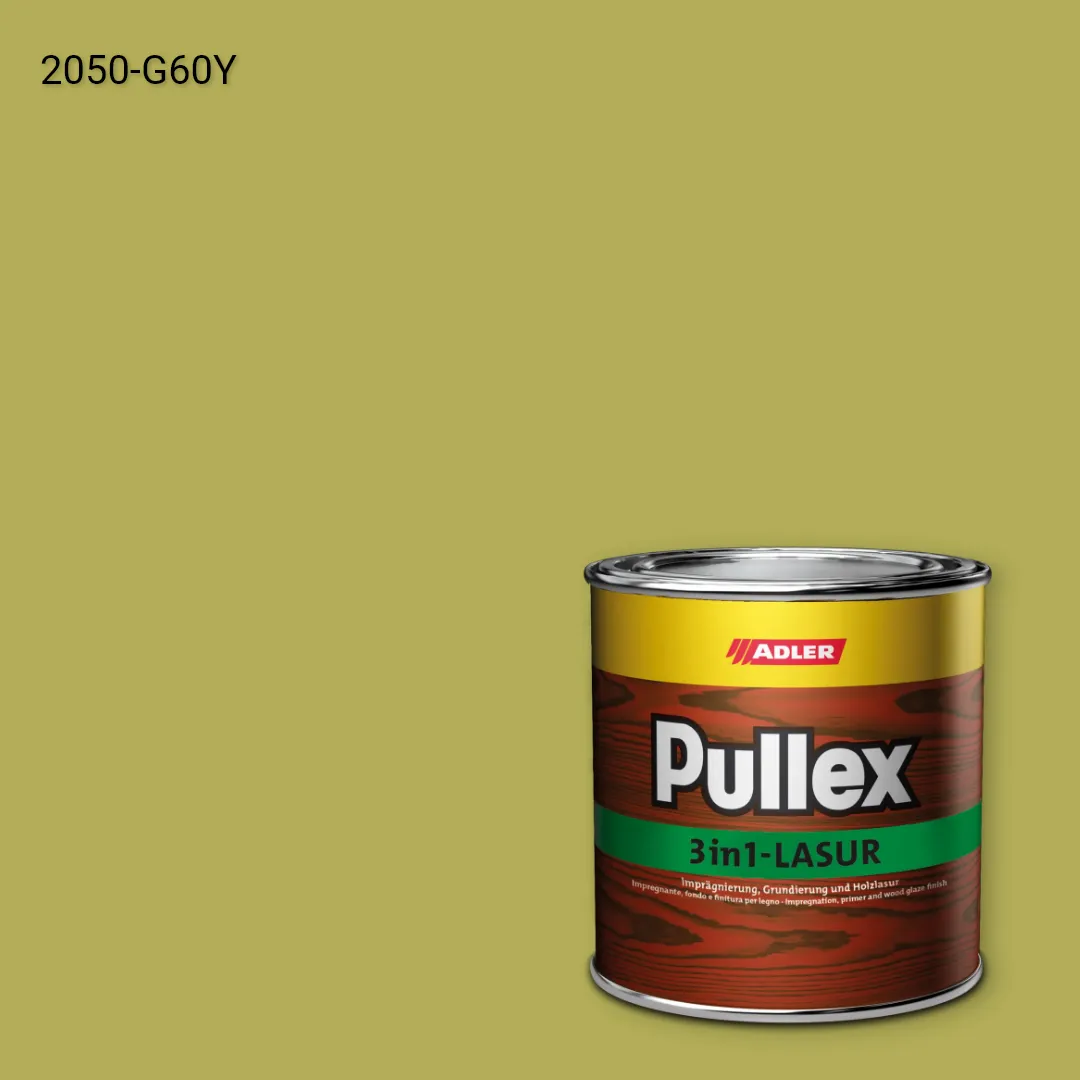 Лазур для дерева Pullex 3in1-Lasur колір NCS S 2050-G60Y, Adler NCS S