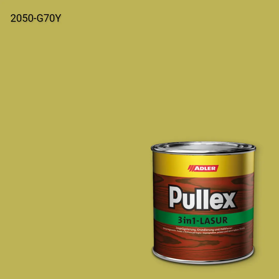 Лазур для дерева Pullex 3in1-Lasur колір NCS S 2050-G70Y, Adler NCS S