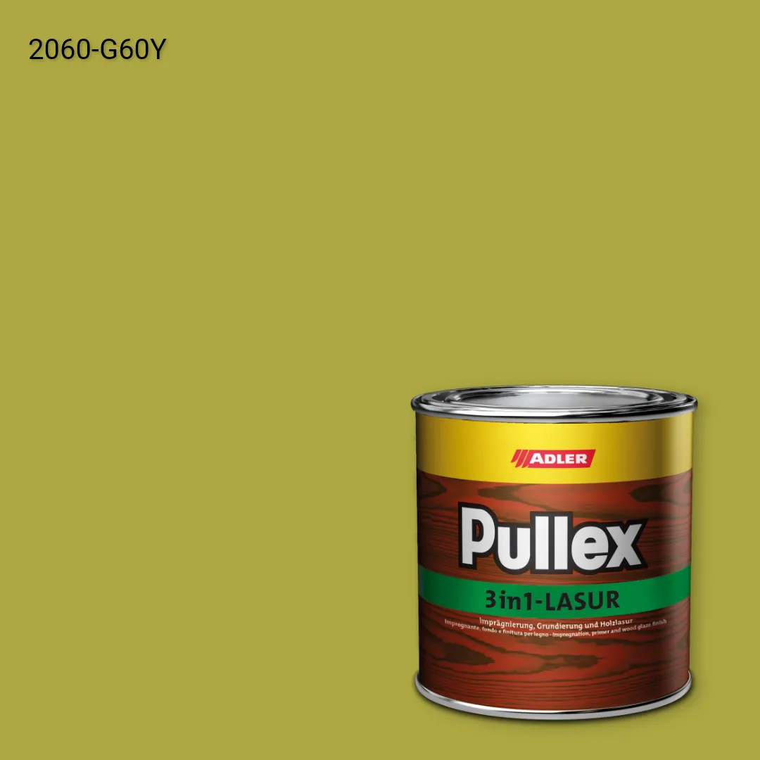 Лазур для дерева Pullex 3in1-Lasur колір NCS S 2060-G60Y, Adler NCS S