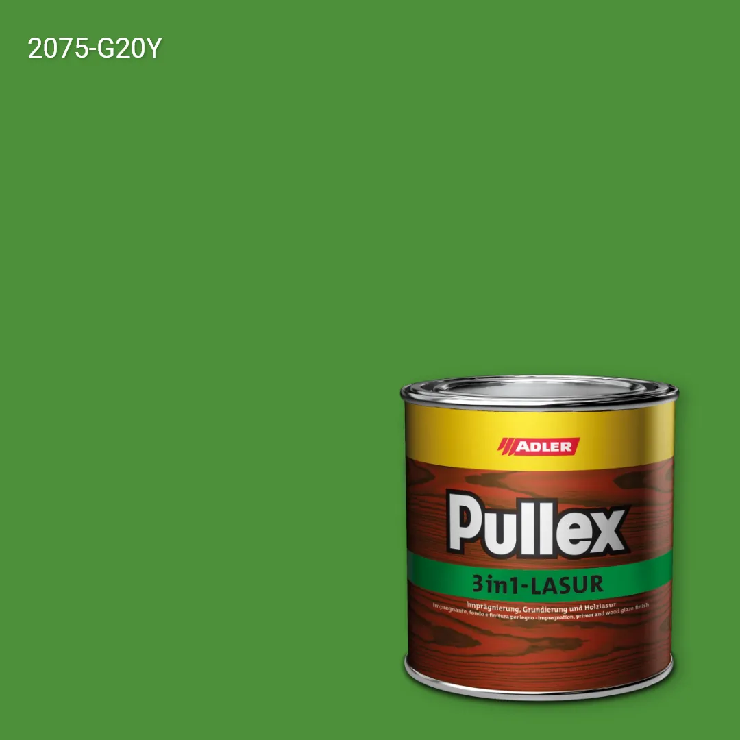 Лазур для дерева Pullex 3in1-Lasur колір NCS S 2075-G20Y, Adler NCS S