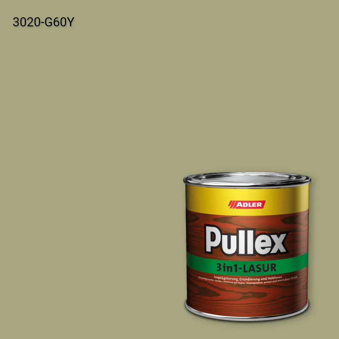 Лазур для дерева Pullex 3in1-Lasur колір NCS S 3020-G60Y, Adler NCS S