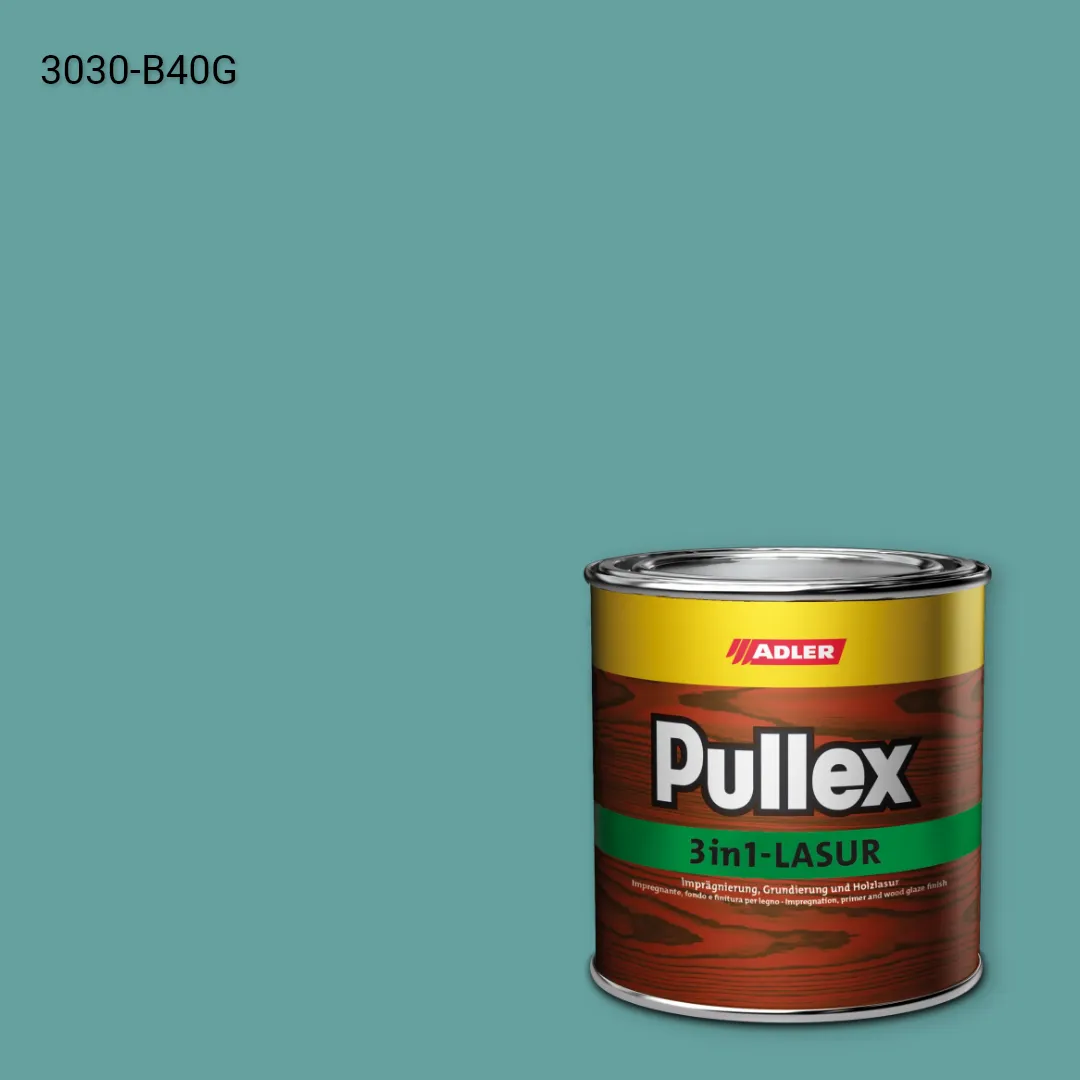 Лазур для дерева Pullex 3in1-Lasur колір NCS S 3030-B40G, Adler NCS S