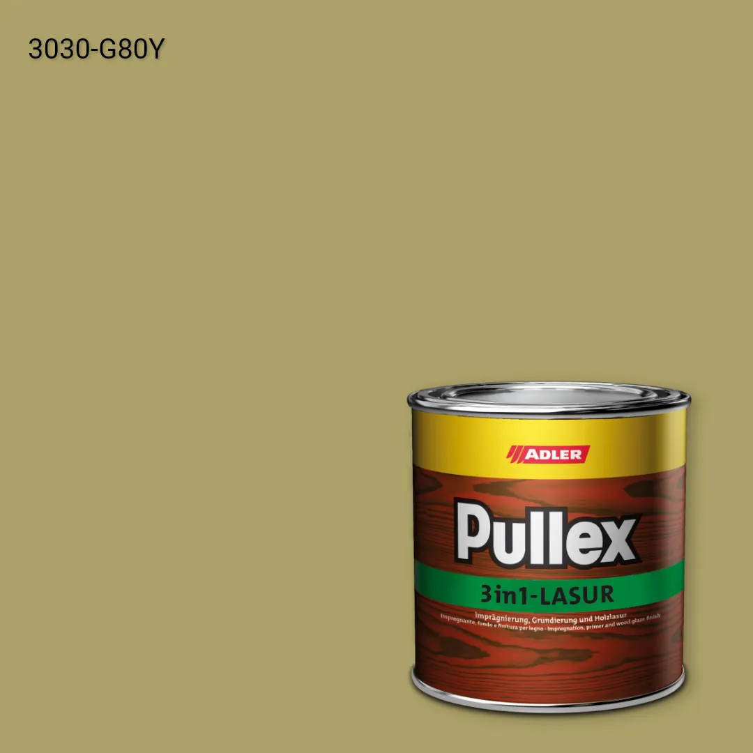 Лазур для дерева Pullex 3in1-Lasur колір NCS S 3030-G80Y, Adler NCS S