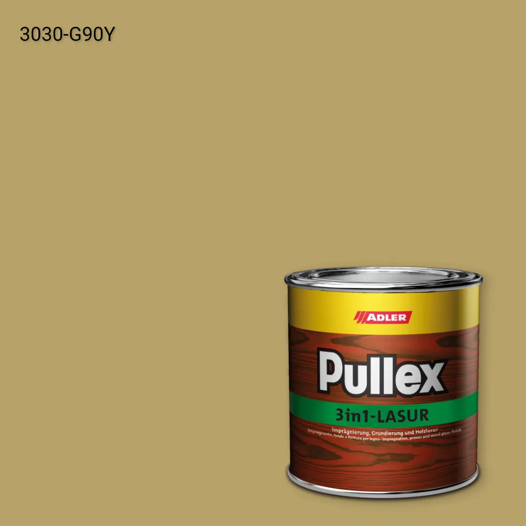 Лазур для дерева Pullex 3in1-Lasur колір NCS S 3030-G90Y, Adler NCS S