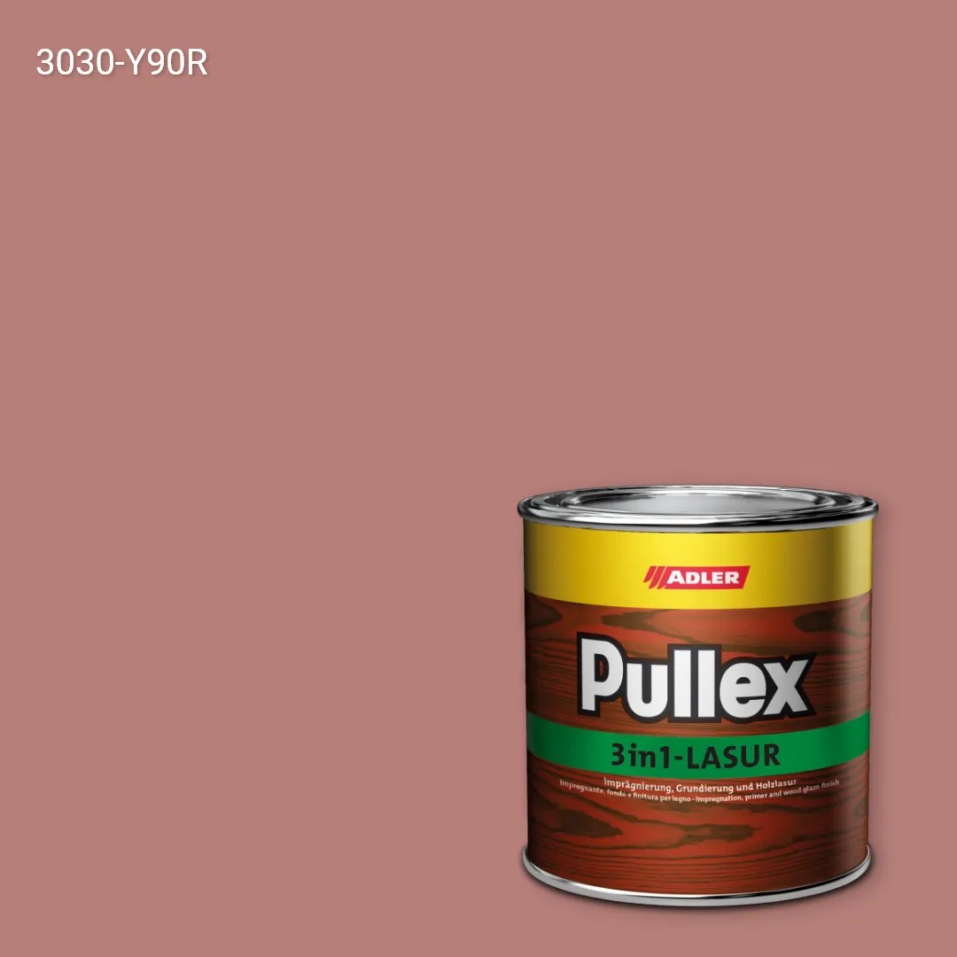Лазур для дерева Pullex 3in1-Lasur колір NCS S 3030-Y90R, Adler NCS S