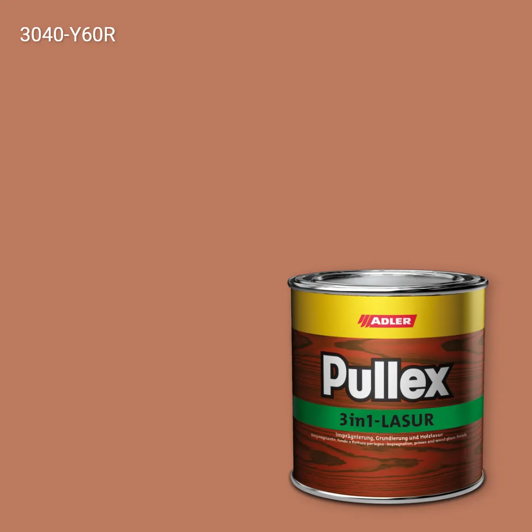 Лазур для дерева Pullex 3in1-Lasur колір NCS S 3040-Y60R, Adler NCS S