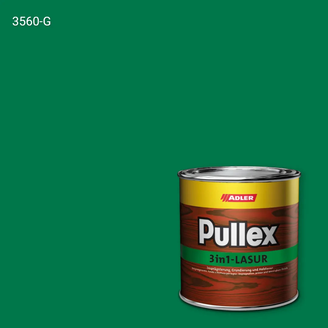 Лазур для дерева Pullex 3in1-Lasur колір NCS S 3560-G, Adler NCS S