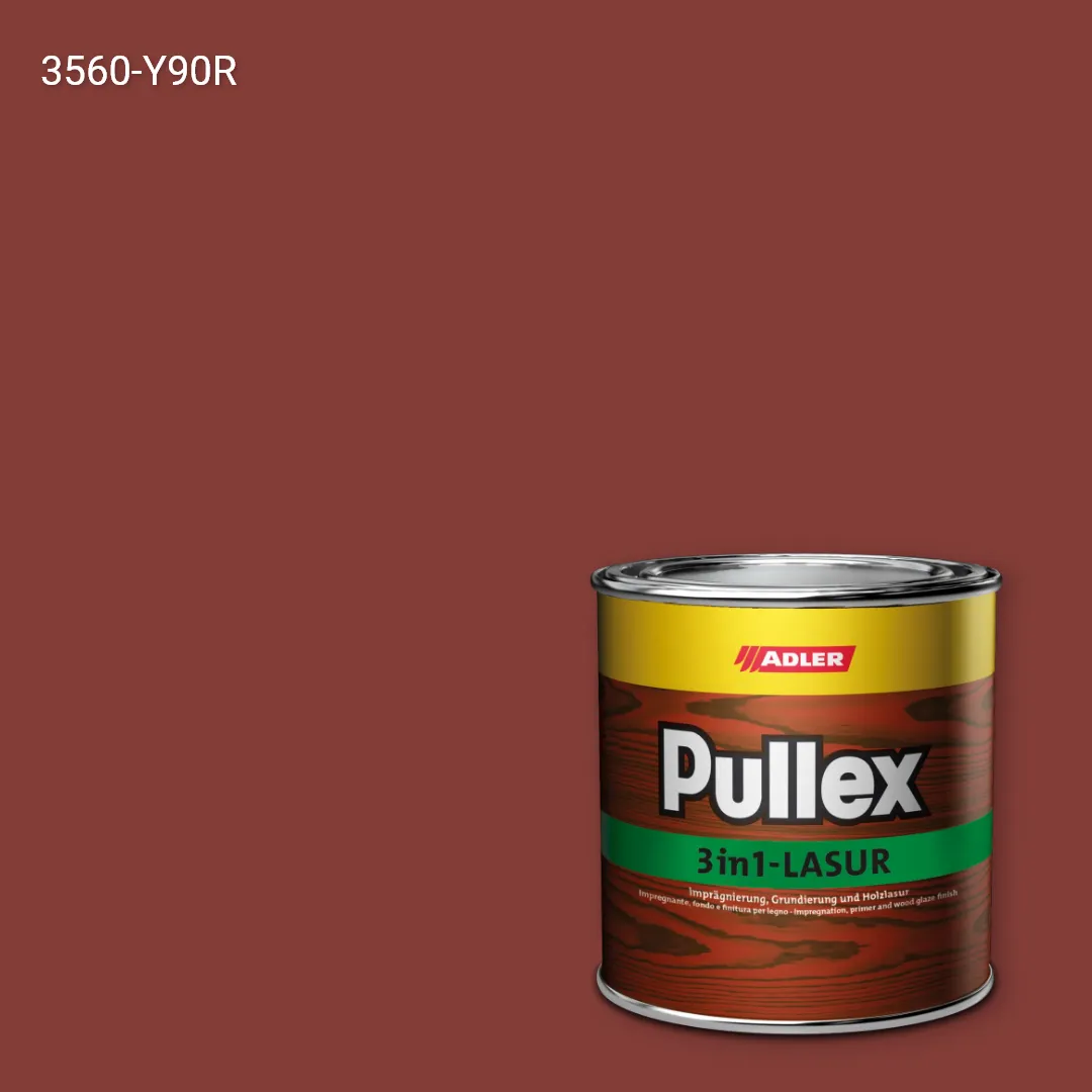 Лазур для дерева Pullex 3in1-Lasur колір NCS S 3560-Y90R, Adler NCS S