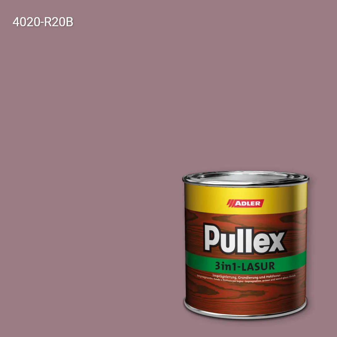 Лазур для дерева Pullex 3in1-Lasur колір NCS S 4020-R20B, Adler NCS S