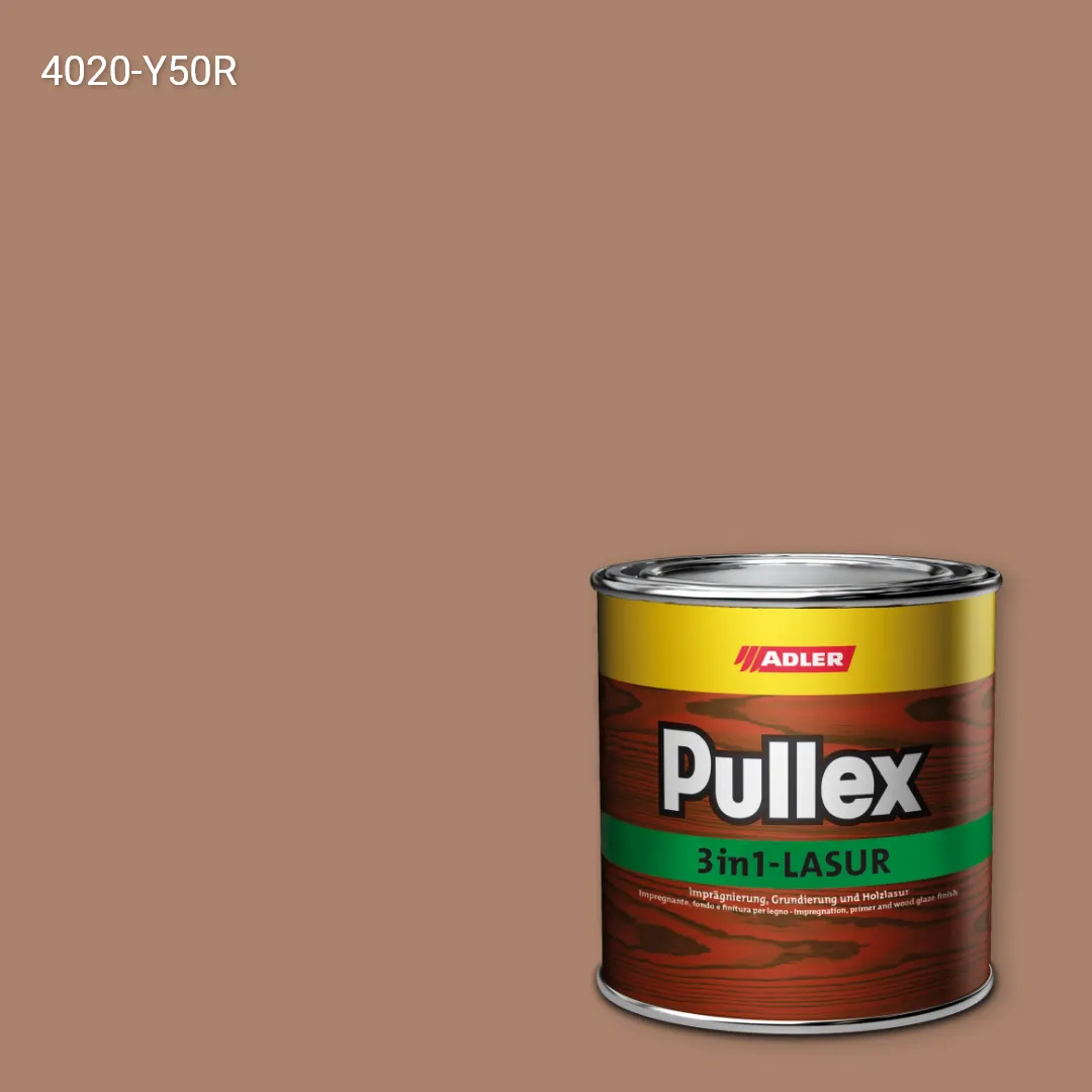Лазур для дерева Pullex 3in1-Lasur колір NCS S 4020-Y50R, Adler NCS S